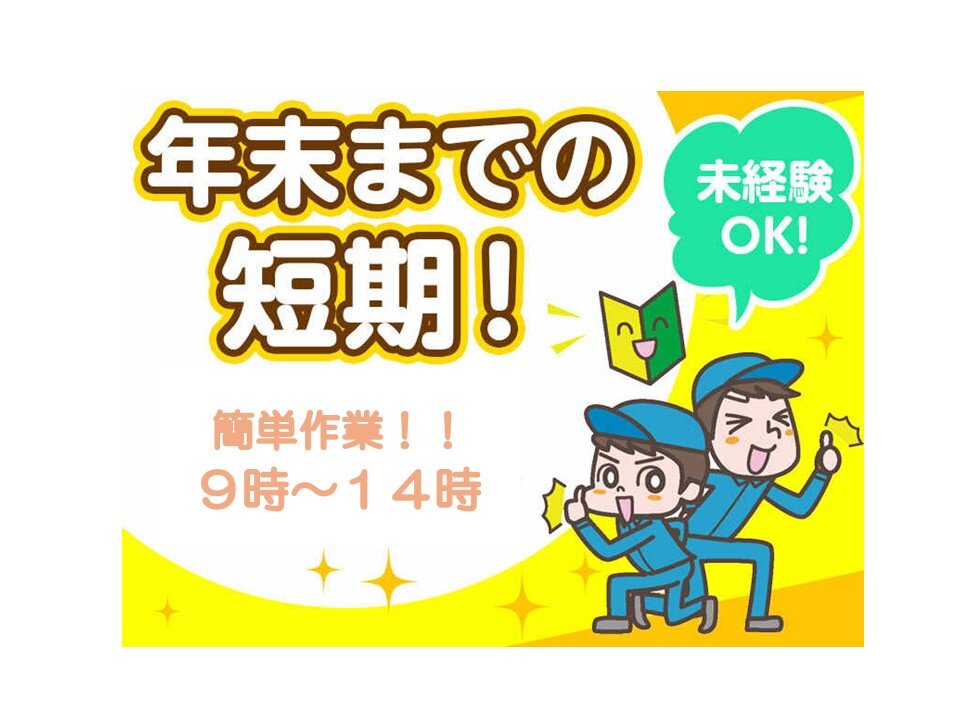 【天理】年末までの短期★【届いた荷物を棚に直すだけの簡単作業】隙間時間にサクッと勤務♪10代～50代の幅広い年代の男女が活躍中！（４４０９　短期）